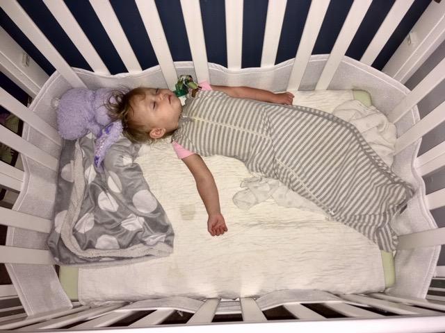 Dream On Me Mini Folding 3-in-1 Portable Baby Crib, Sturdy Locking Wheels customer photo 1