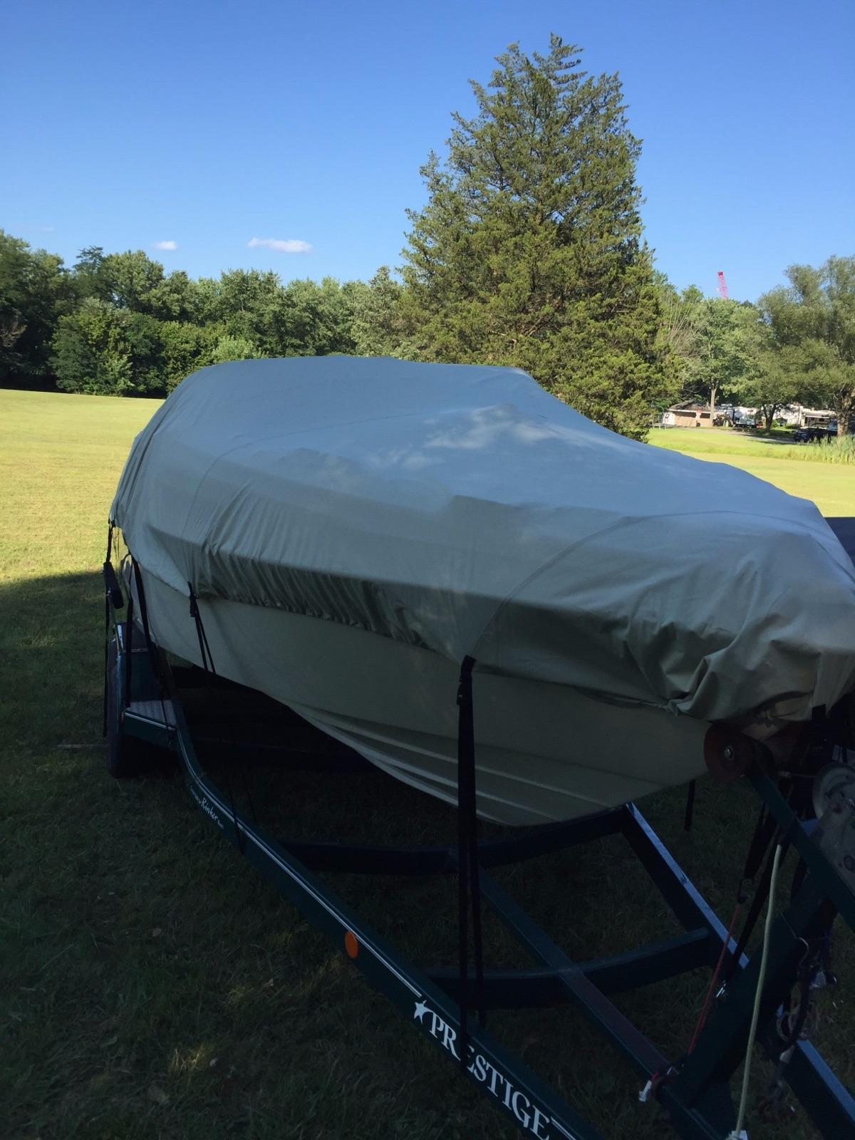 Classic Accessories DryGuard Waterproof Boat Cover, Fits Boats 20' - 22' L x 106