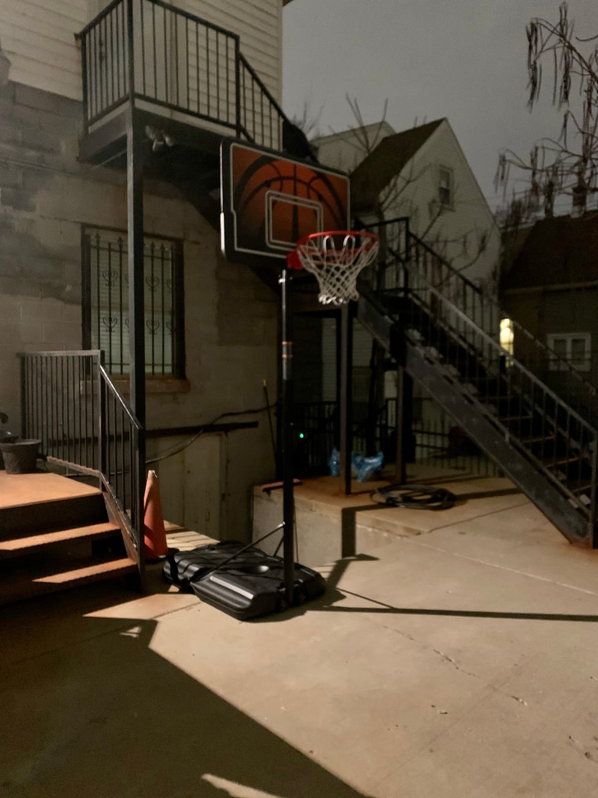 Lifetime Height Adjustable Portable Basketball System, 44 Inch Backboard customer photo 2