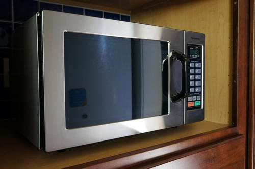 Panasonic NE-1054F Compact Light-Duty Countertop Commercial Microwave Oven with 10 Programmable Memory and Touch Screen Control, Countertop Microwave Oven, 1000W, 0.8 Cu. Ft, Stainless Steel customer photo 1