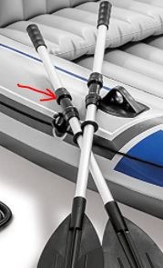 Intex Excursion 4-Person Inflatable Fishing Boat River Raft Set with Oars | 68324EP - Portable Boat with Adjustable Seats with Backrest and High-Ouput Hand Pump, 10ft 4in x 5ft 5in customer photo 2