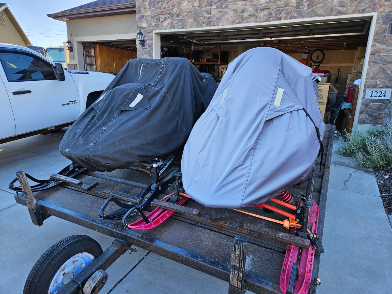 Budge Sportsman Trailerable Snowmobile Cover, Waterproof, Fits Up to 145