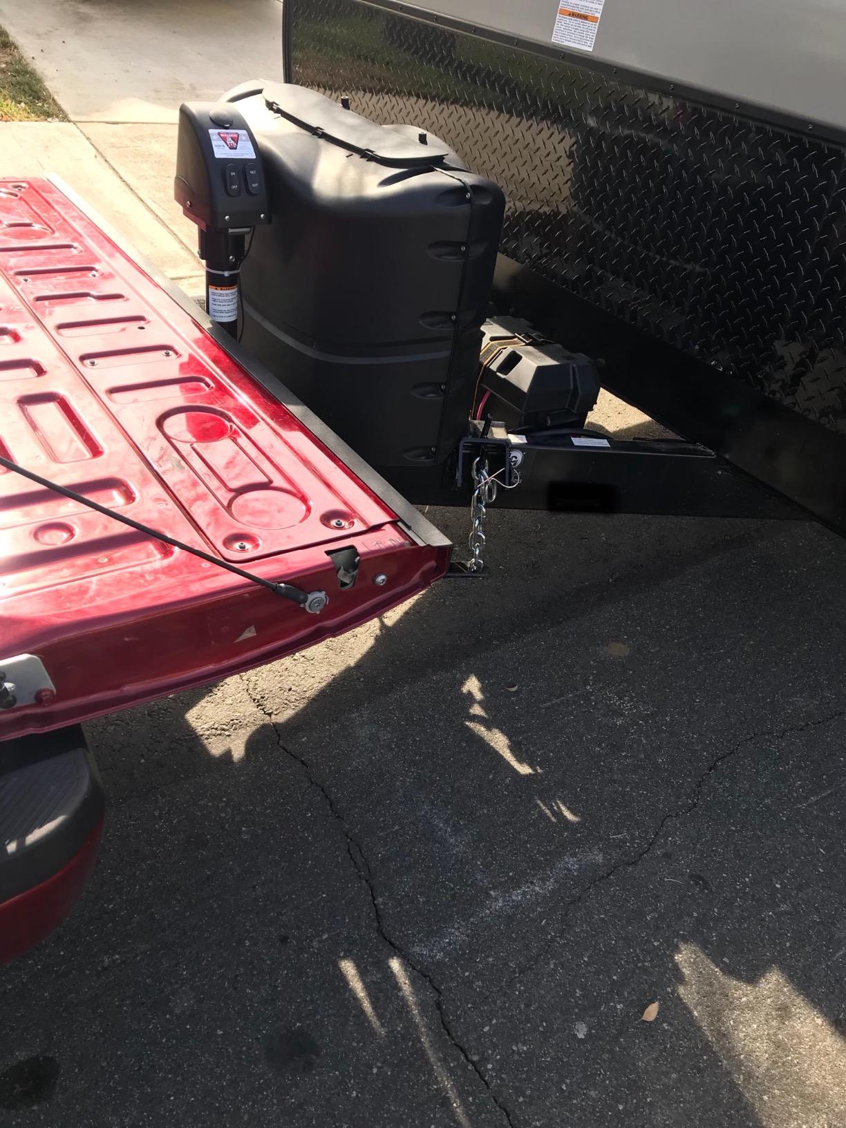 Bulldog 500187 Powered Trailer Jack, A-Frame, 3,500 lbs. Lift Capacity, Bolt-On, 14 Inch Travel, Black Cover customer photo 2