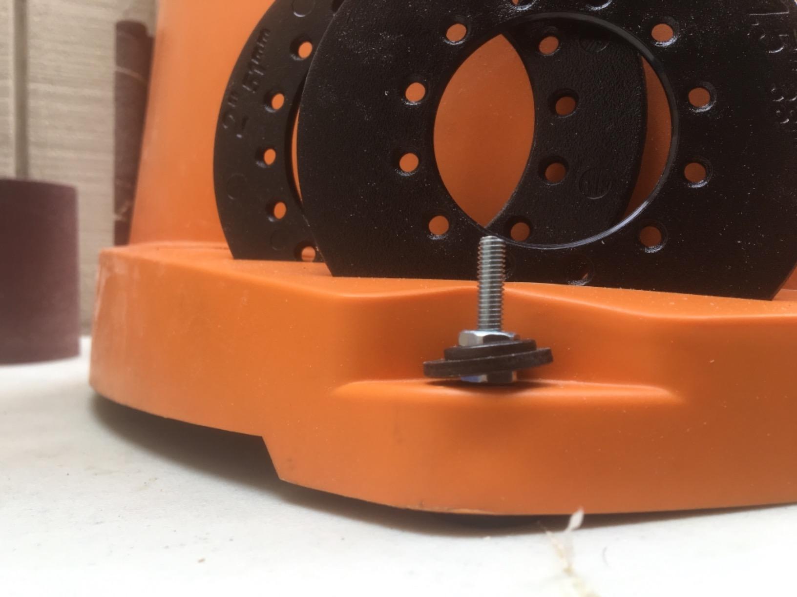 Triton TSPS450 3.5Amp Cast Iron Top Oscillating Spindle Sander, Orange customer photo 2