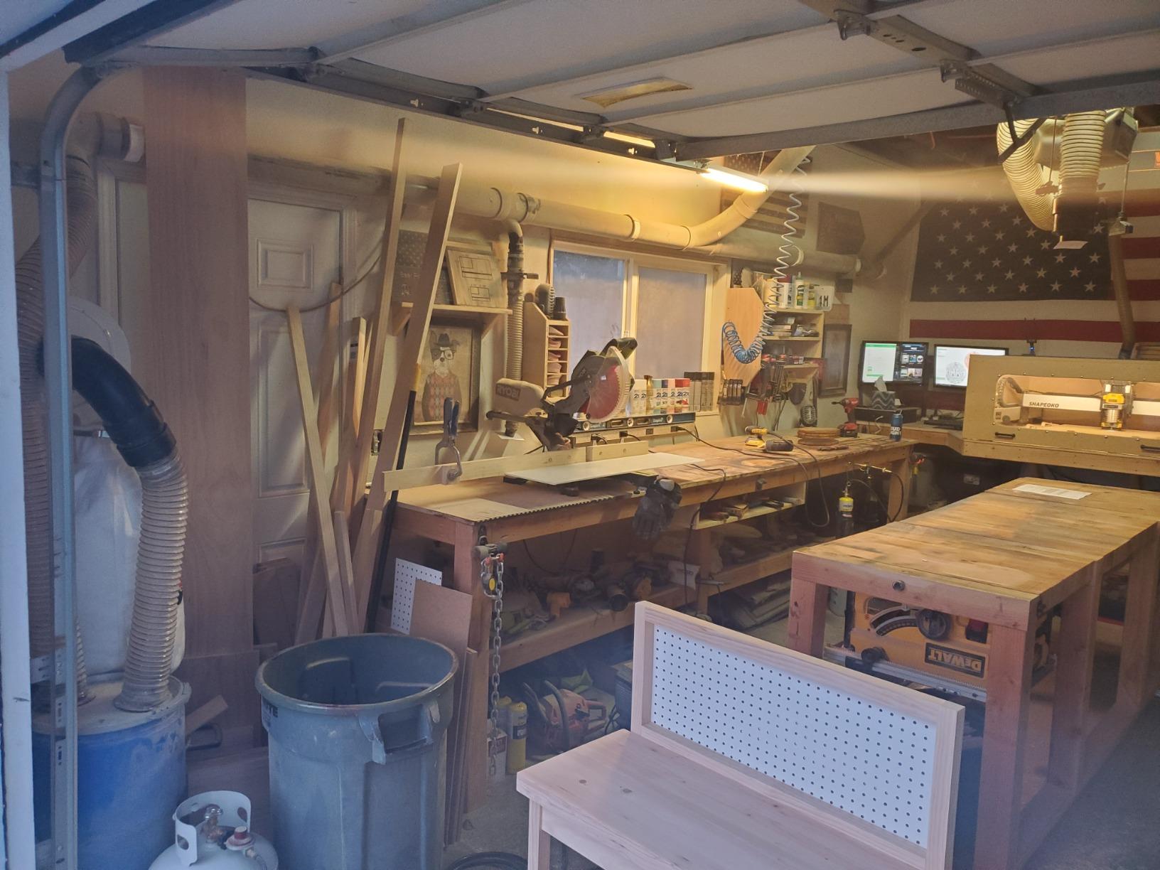 Shop Fox W1826 Wall Dust Collector, 2.5 Micron Filtration,White customer photo 2