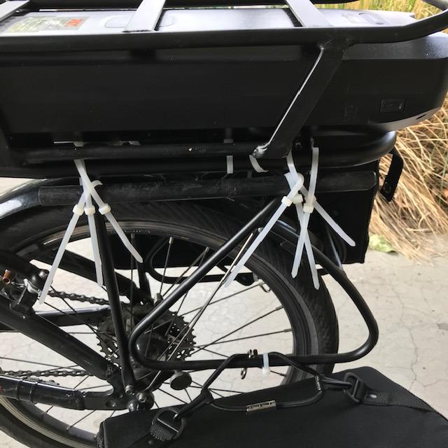 Bushwhacker Omaha Bicycle Grocery Panniers – Foldable Bike Rack Bags & Basket for Groceries – Easy 3-Point Mounting System – Pair of Rear Bags for Shopping and Cycling Commuting customer photo 1