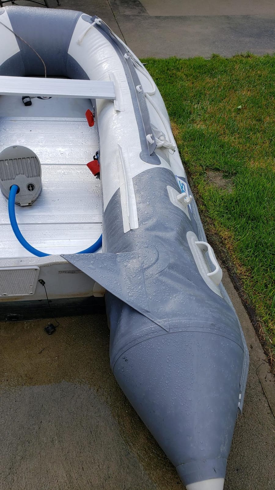 BRIS 9.8 ft Inflatable Boat Inflatable Dinghy Boat Yacht Tender Fishing Raft customer photo 1