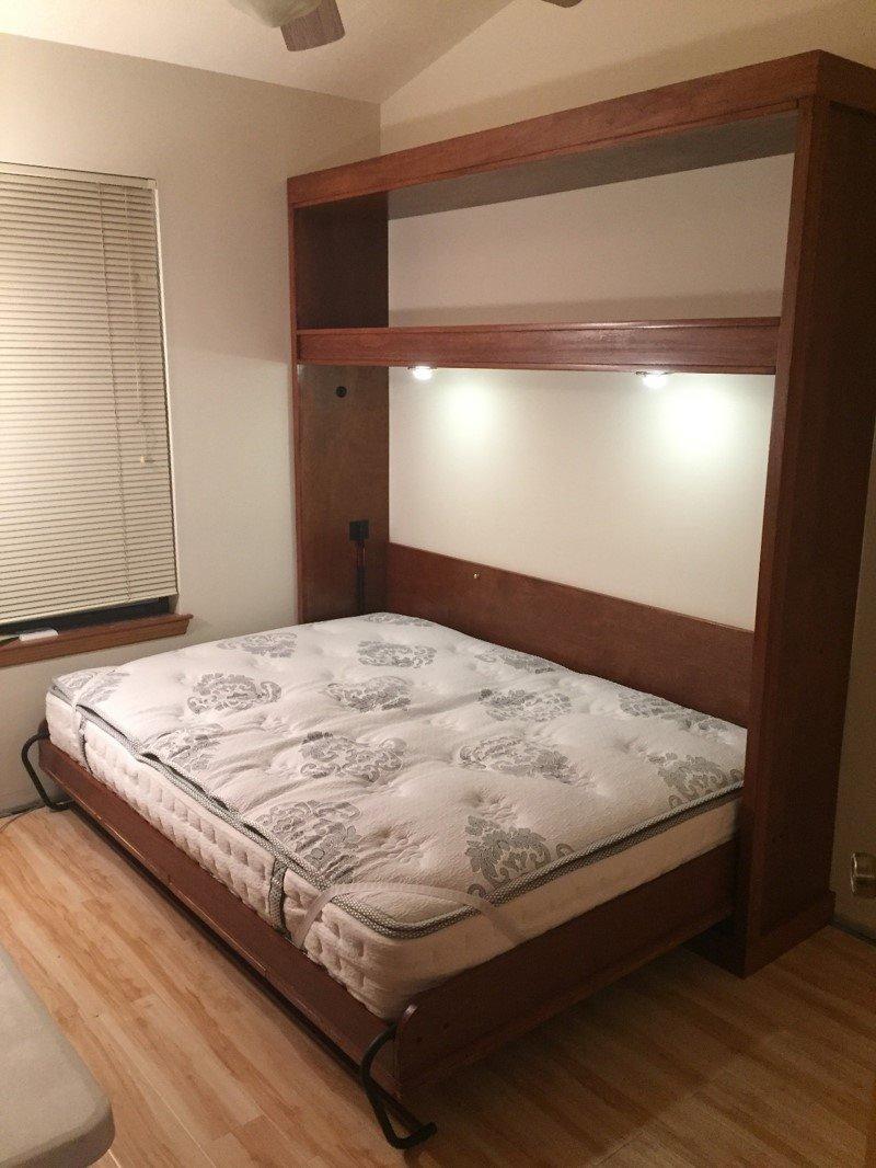 Create-A-Bed Queen Size Deluxe Murphy Bed Kit, Vertical customer photo 2