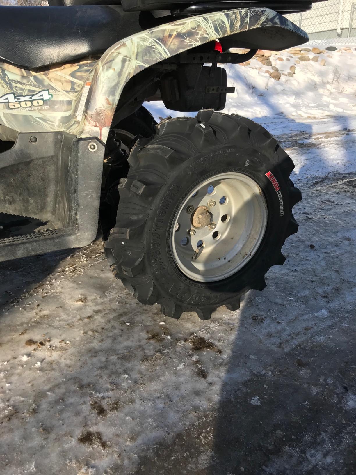 Full set of Kenda Executioner (6ply) 25x8-12 and 25x10-12 ATV Tires (4) customer photo 2