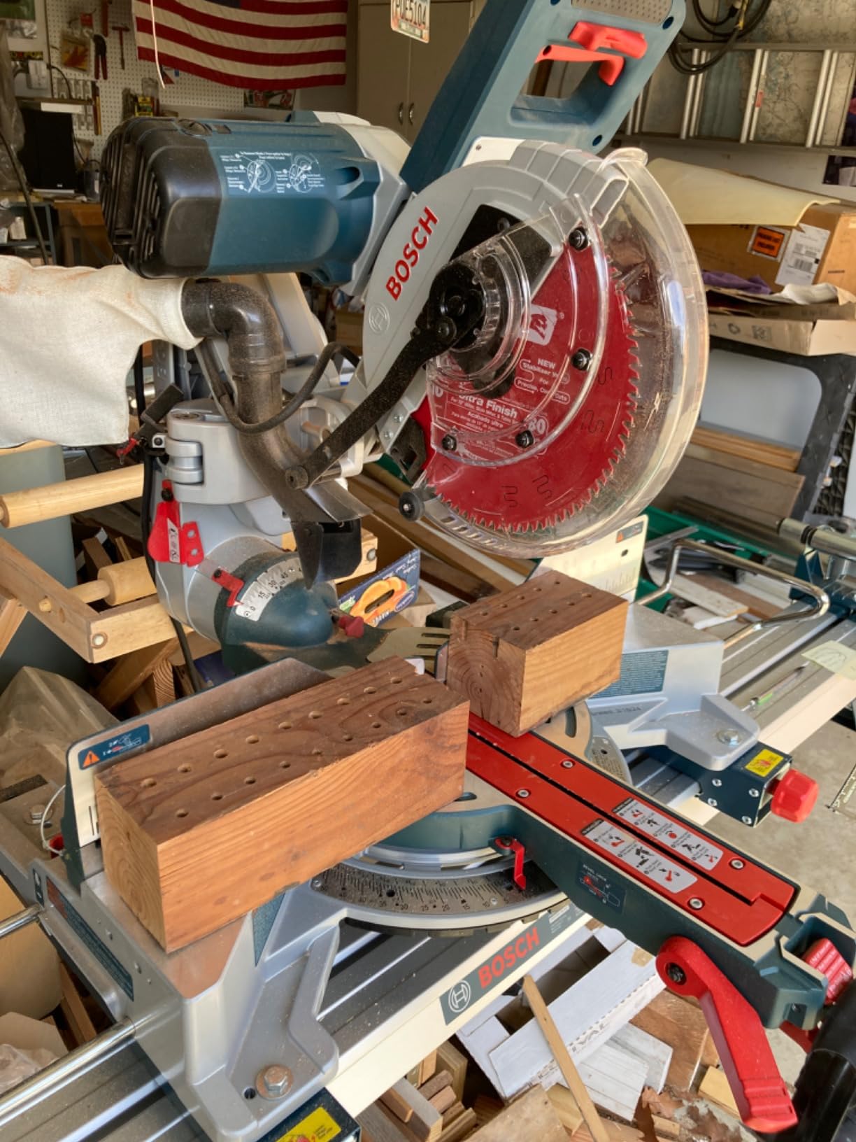 BOSCH 15.0 Amp CM10GD 10 In. Dual-Bevel Glide Miter Saw for Woodworking customer photo 1