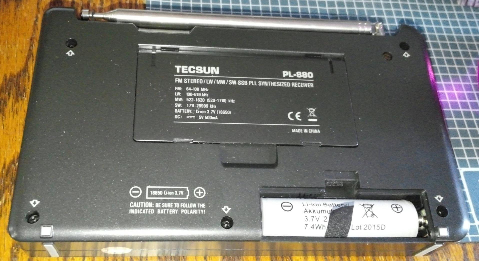 Tecsun PL880 Portable Digital PLL Dual Conversion AM/FM Longwave Shortwave Radio with SSB (Single Side Band) Reception customer photo 1
