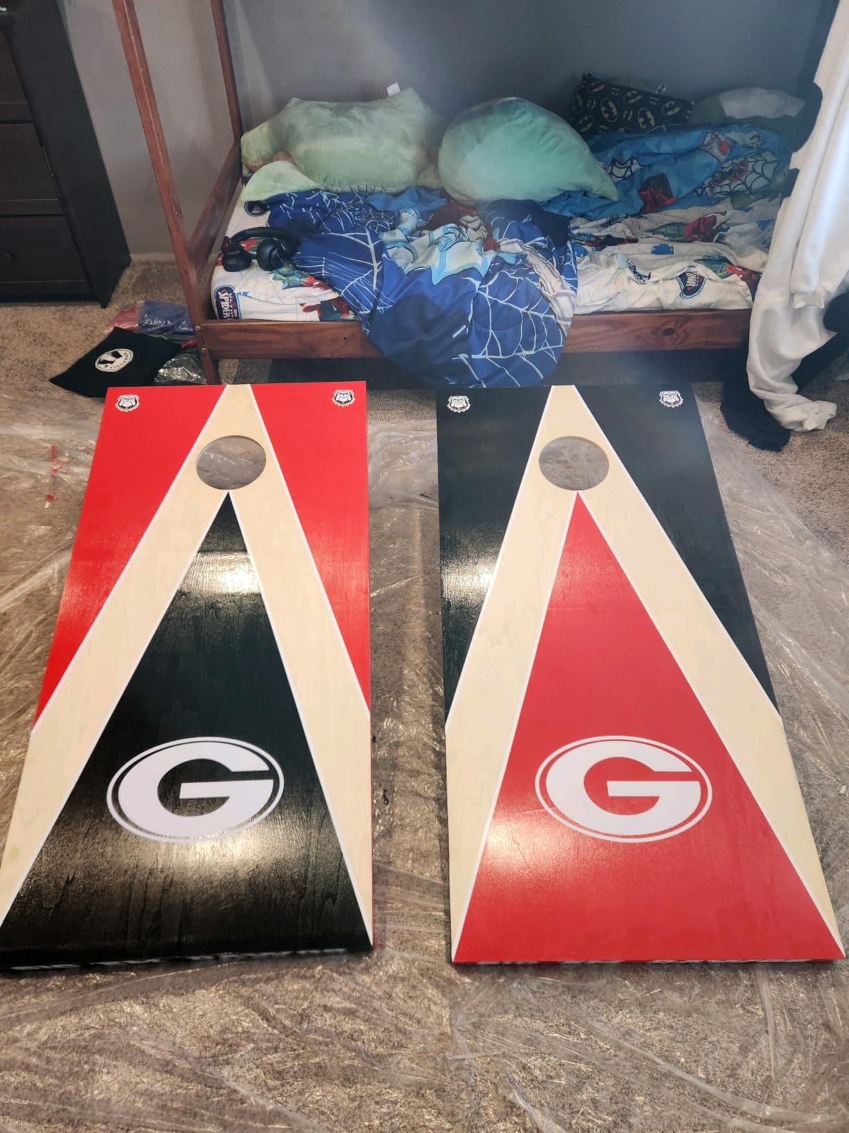 GoSports Solid Wood Premium Cornhole Sets - Choose 4 x 2 ft or 3 x 2 ft - Game Boards Include Set of 8 Cornhole Toss Bags customer photo 1