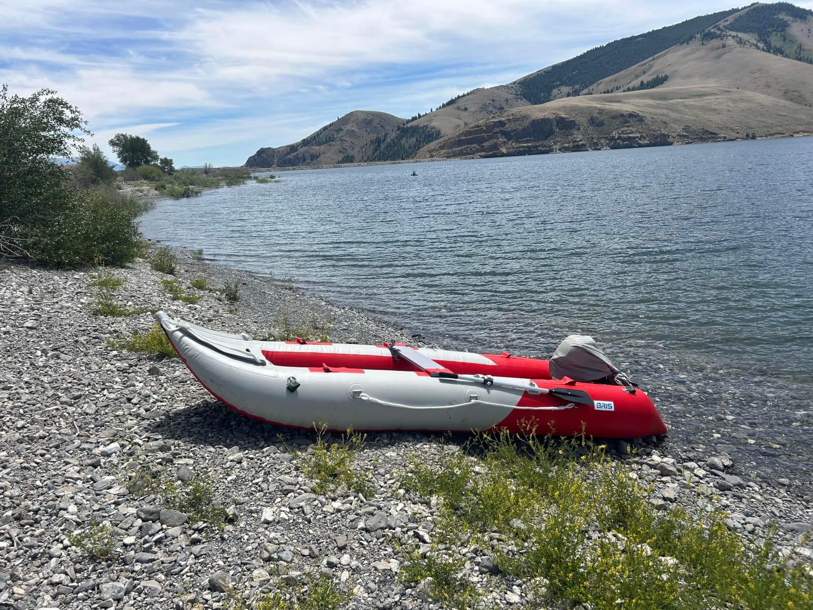 BRIS 14.1 FT Inflatable Kayak Fishing Tender Inflatable Poonton Boat with Air Floor customer photo 2