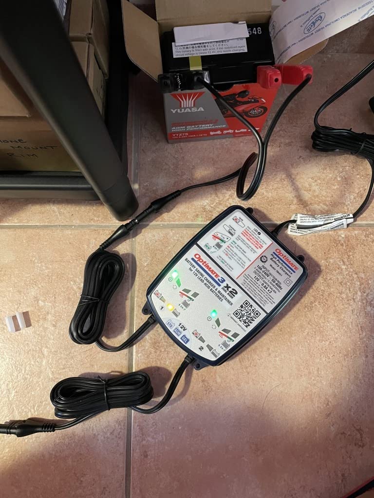 OptiMate3 0.8A, Smart Battery Saving Charger for 12V Lead-acid Motorcycle and Powersport Batteries customer photo 1