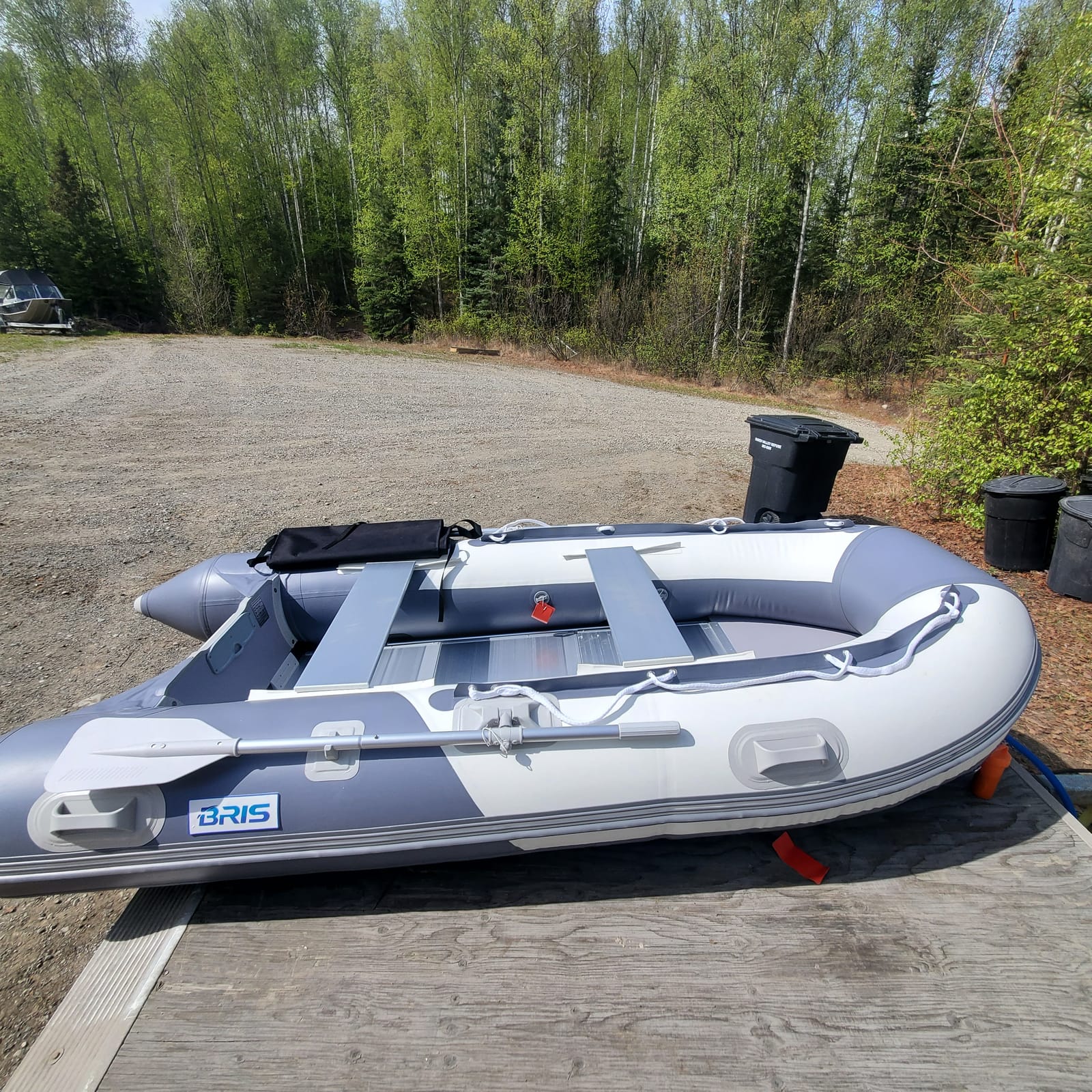 BRIS 10.8 ft Inflatable Boat Inflatable Rafting Fishing Dinghy Tender Pontoon Boat customer photo 1