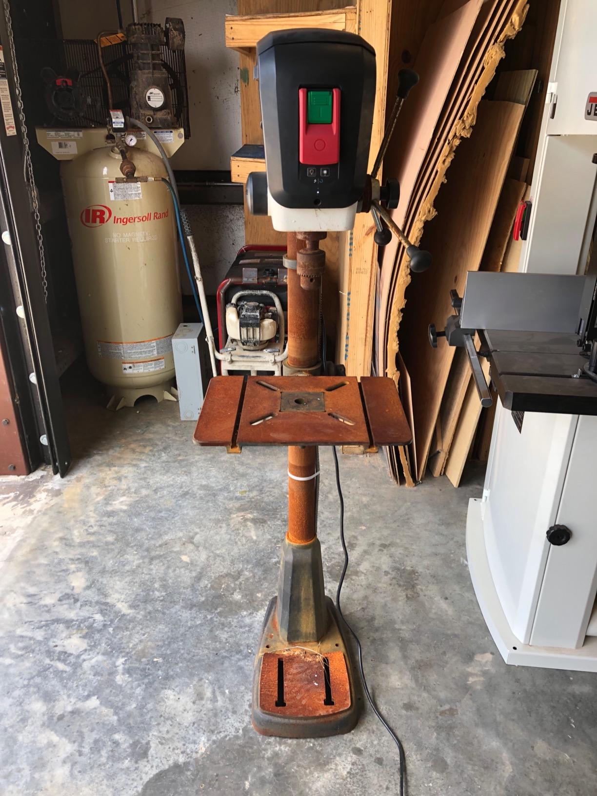 JET 17-Inch Floor Drill Press, 16 Speed, 3/4 HP, 115V 1Ph (Model JDP-17) customer photo 2