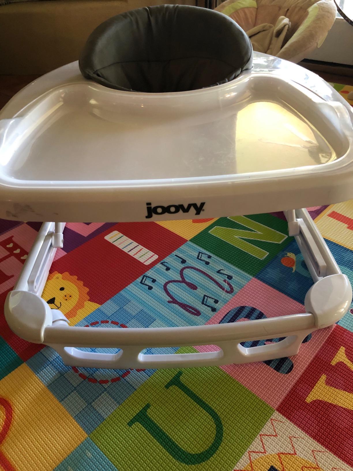 Joovy Spoon Baby Walker & Activity Center, Extra-Large Tray, Red customer photo 2