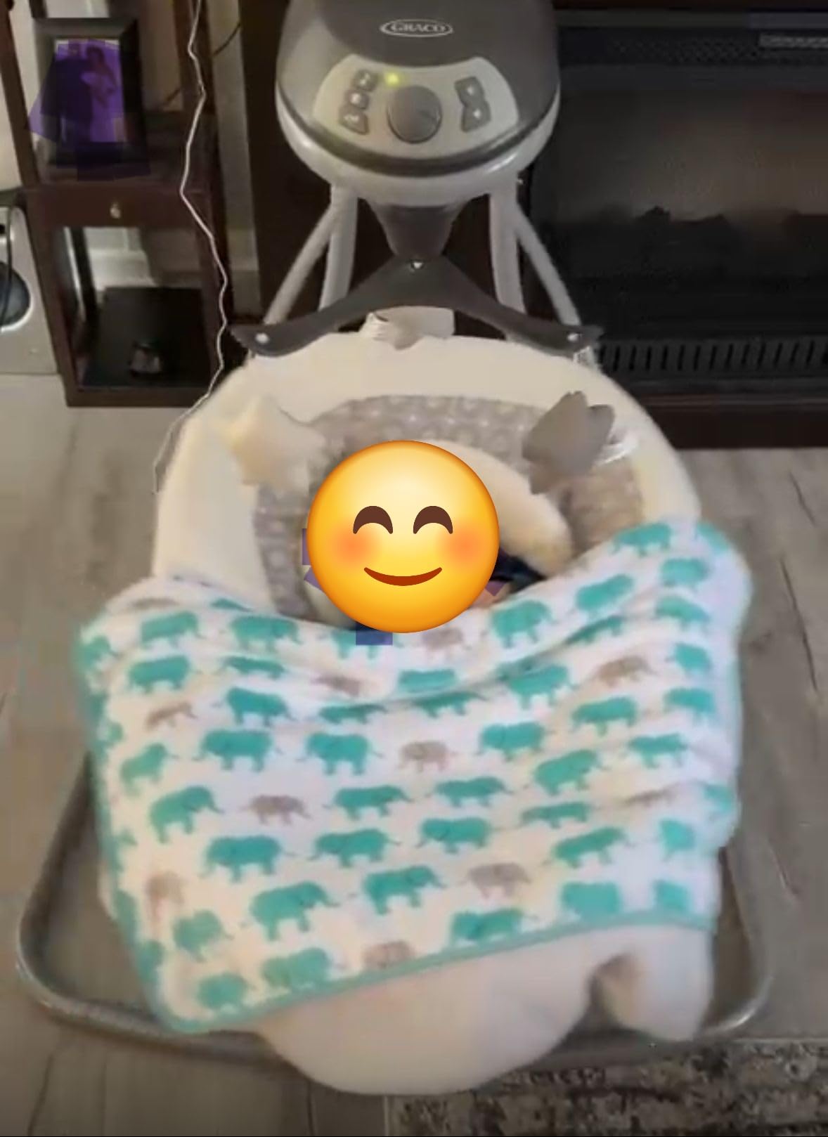 Graco Simple Sway Portable Baby Swing, Abbington customer photo 2