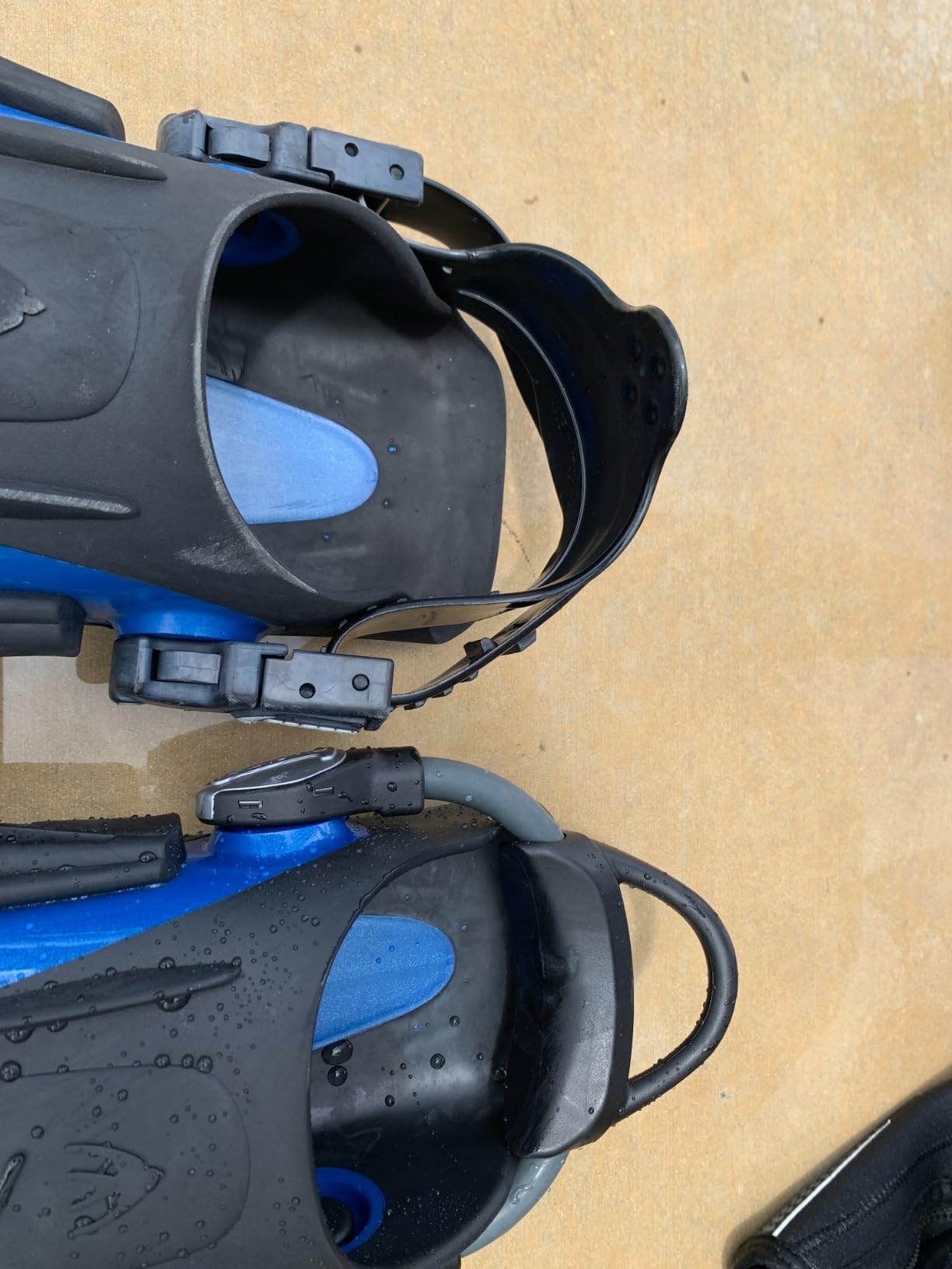 Cressi Scuba Diving Fins - Reactive Open Heel with Bungee Strap - Reaction EBS: Made in Italy customer photo 2