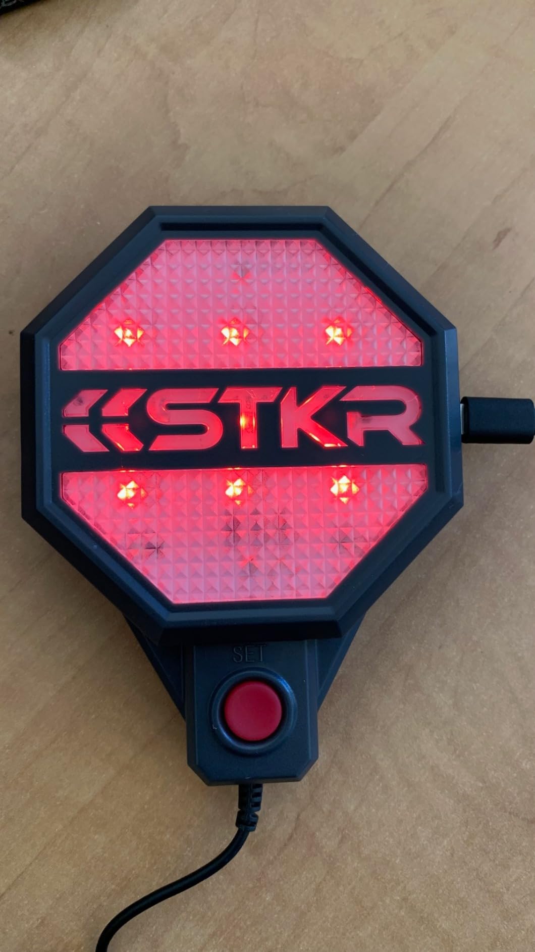 STKR Garage Parking Sensor – Adjustable Ultrasonic Car Stop Assistant with Red/Yellow/Green LED Display – Set Stop Distance 6