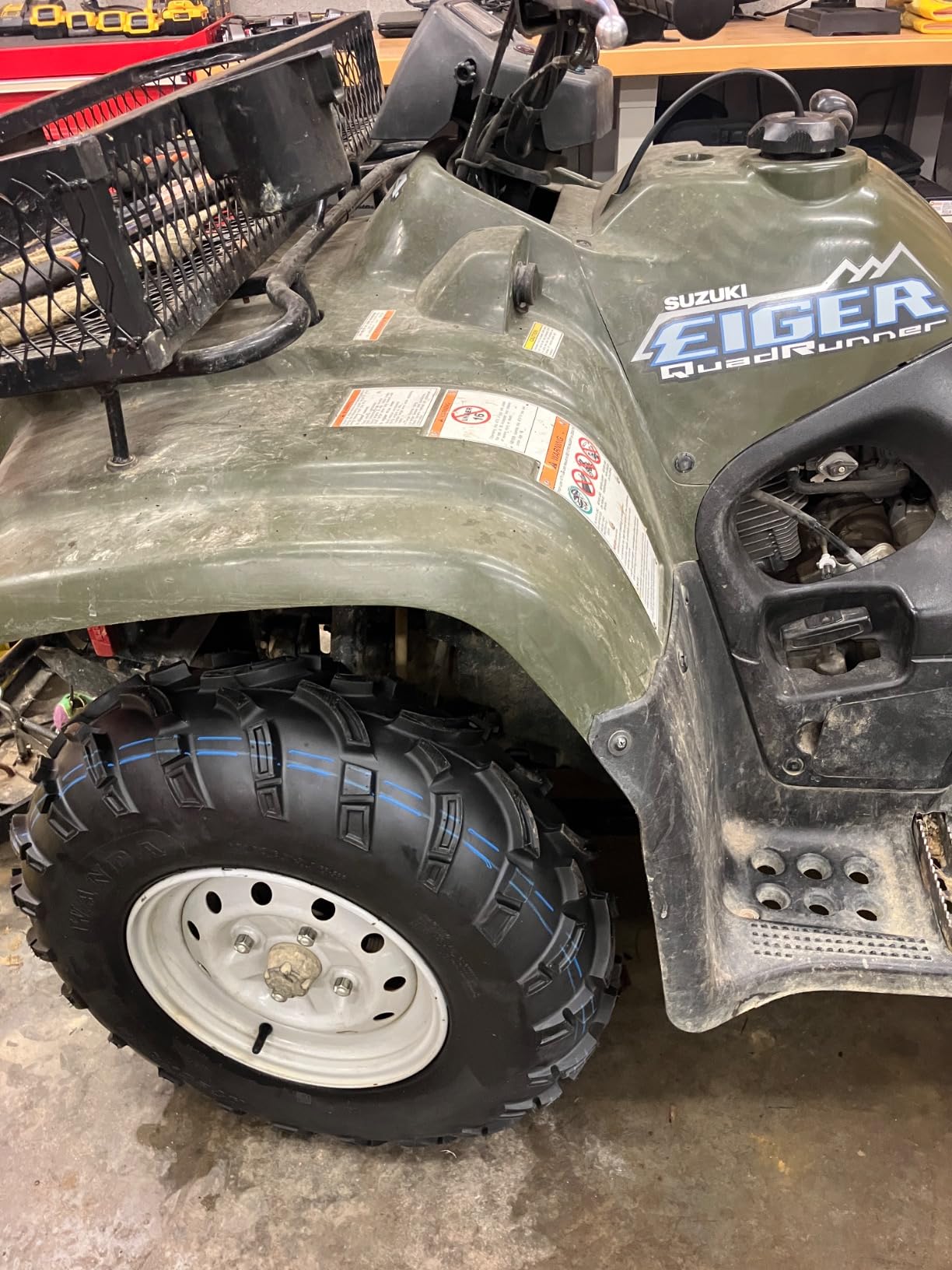 WANDA ATV/UTV Tires 25x8-12 25x8x12 6-Ply Light Mud Tires, Set 2-10243 customer photo 2