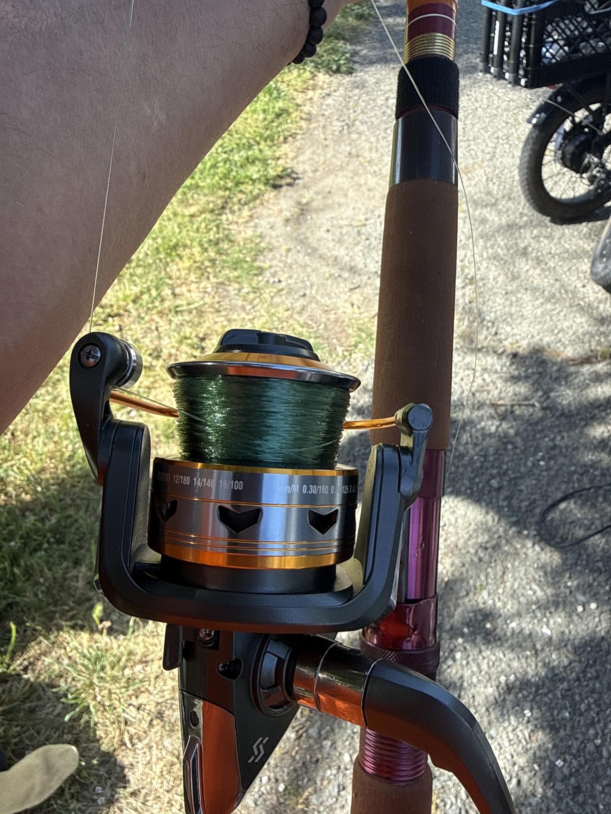 Sougayilang Spinning Fishing Reels with Left/Right Interchangeable Collapsible Wood Handle Powerful Metal Body 5.2:1/5.1:1 Gear Ratio Smooth 11BB for Inshore Boat Rock Freshwater Saltwater Fishing customer photo 1