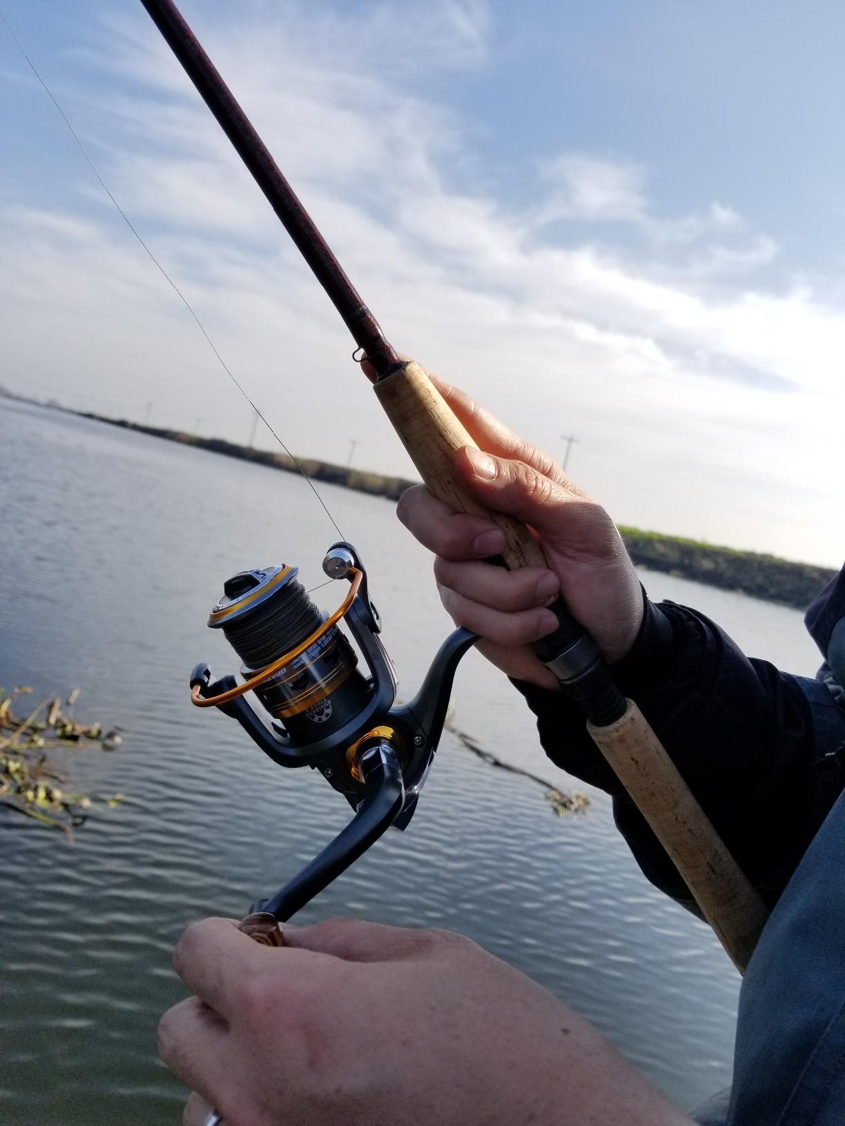Sougayilang Spinning Fishing Reels with Left/Right Interchangeable Collapsible Wood Handle Powerful Metal Body 5.2:1/5.1:1 Gear Ratio Smooth 11BB for Inshore Boat Rock Freshwater Saltwater Fishing customer photo 2