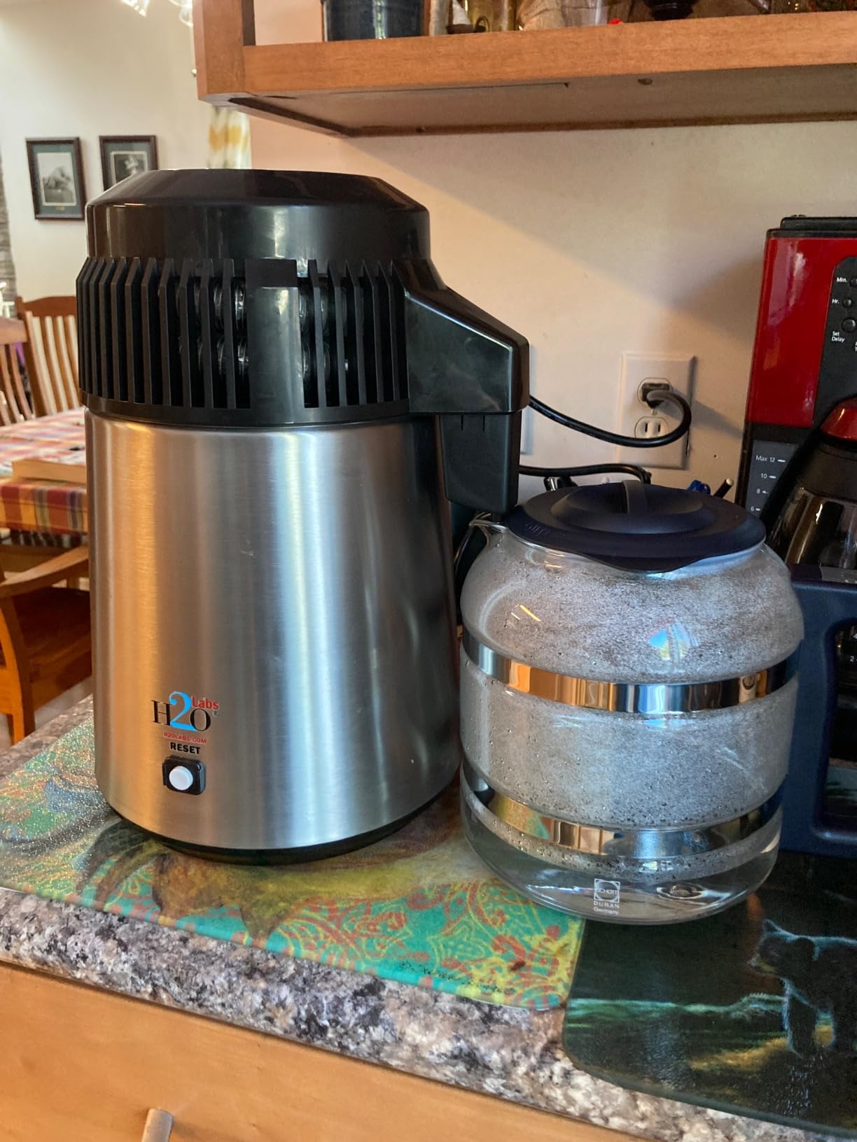H2oLabs Best-in-Class Stainless Steel Home Water Distiller & Glass Carafe customer photo 2