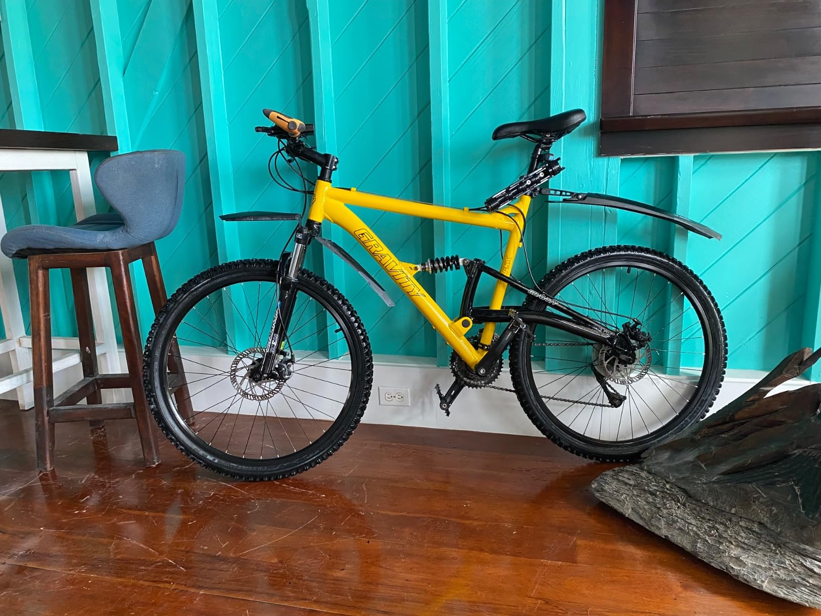 Gravity FSX 1.0 Dual Full Suspension Mountain Bike with Disc Brakes Aluminum Frame customer photo 1