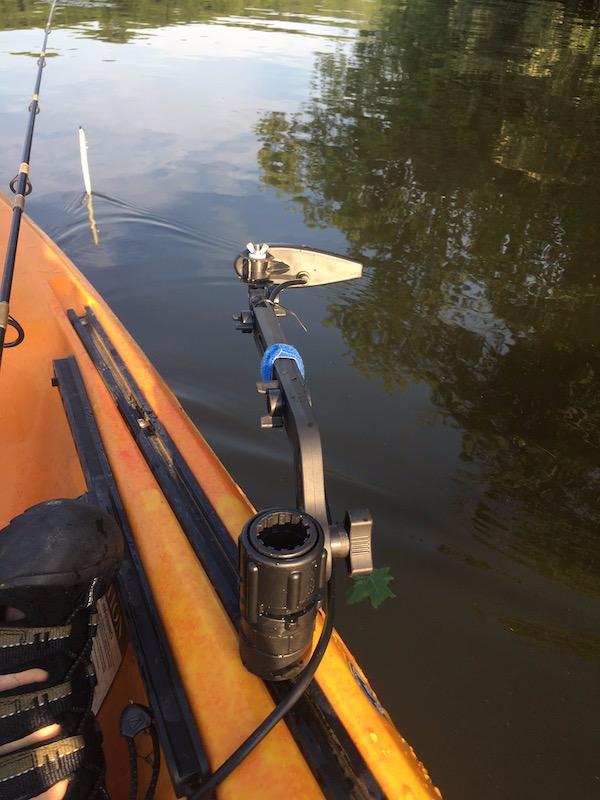 Scotty 0141 Kayak/SUP Transducer Mounting Arm with Gear-Head Adapter, Black customer photo 1