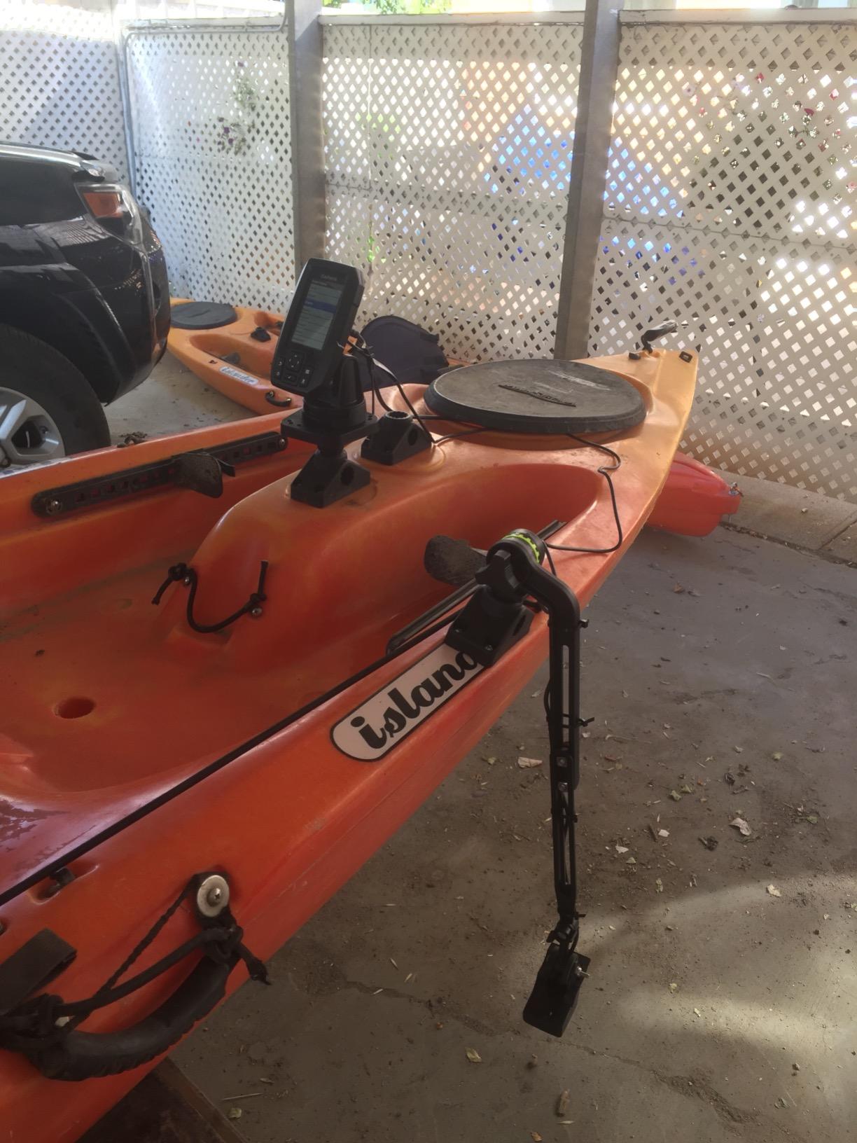 Scotty #140 Kayak/SUP Transducer Mounting Arm, Slip Disks Included, Fits All Scotty Post Mounts,Black customer photo 1