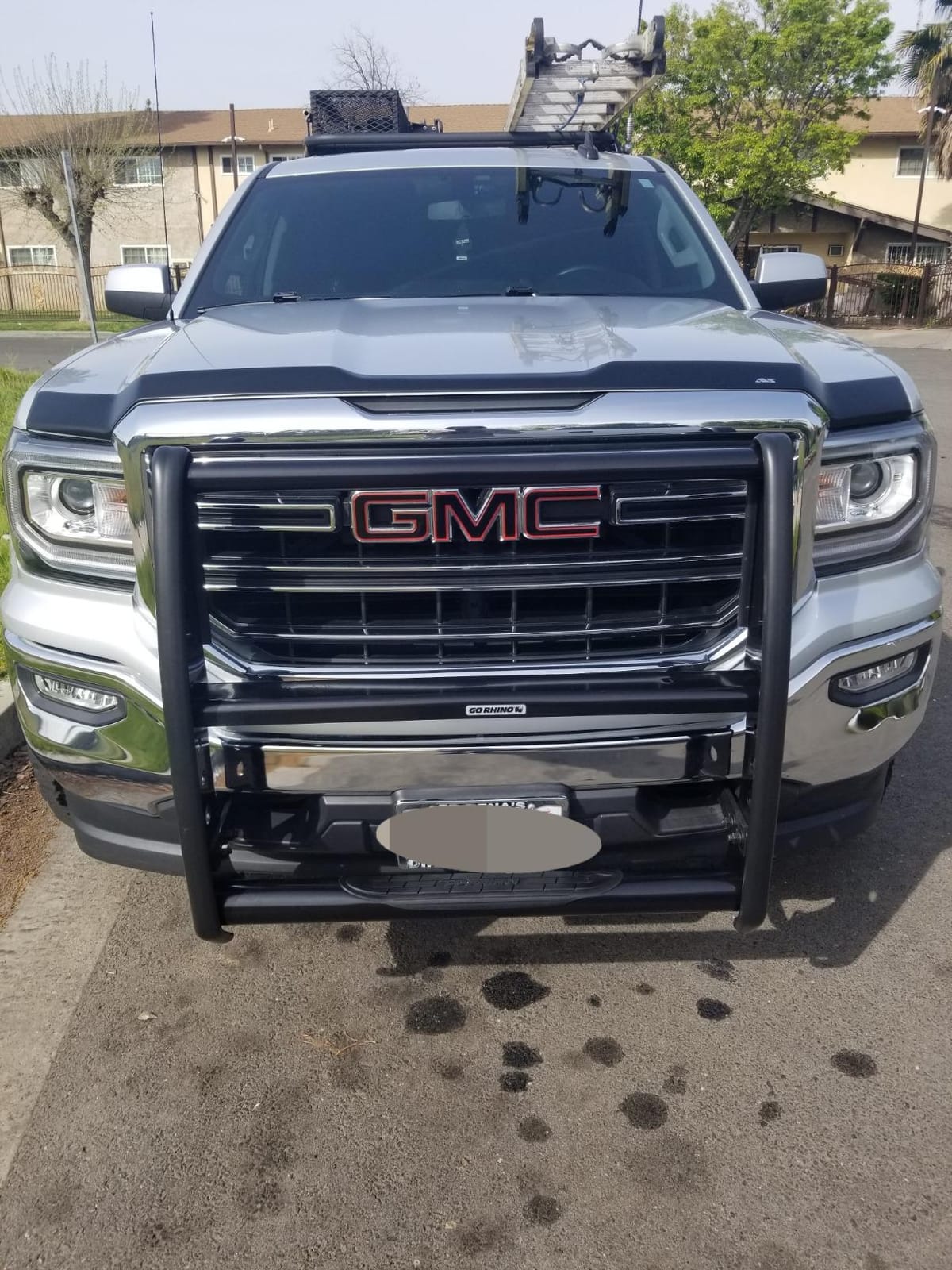 Go Rhino 3000 Series Center Grill Guard | Mild Steel, Black | 3174B | Fits 2014-2018 Chevrolet Silverado 1500; 2016-2018 GMC Sierra 1500 (See Description) customer photo 2