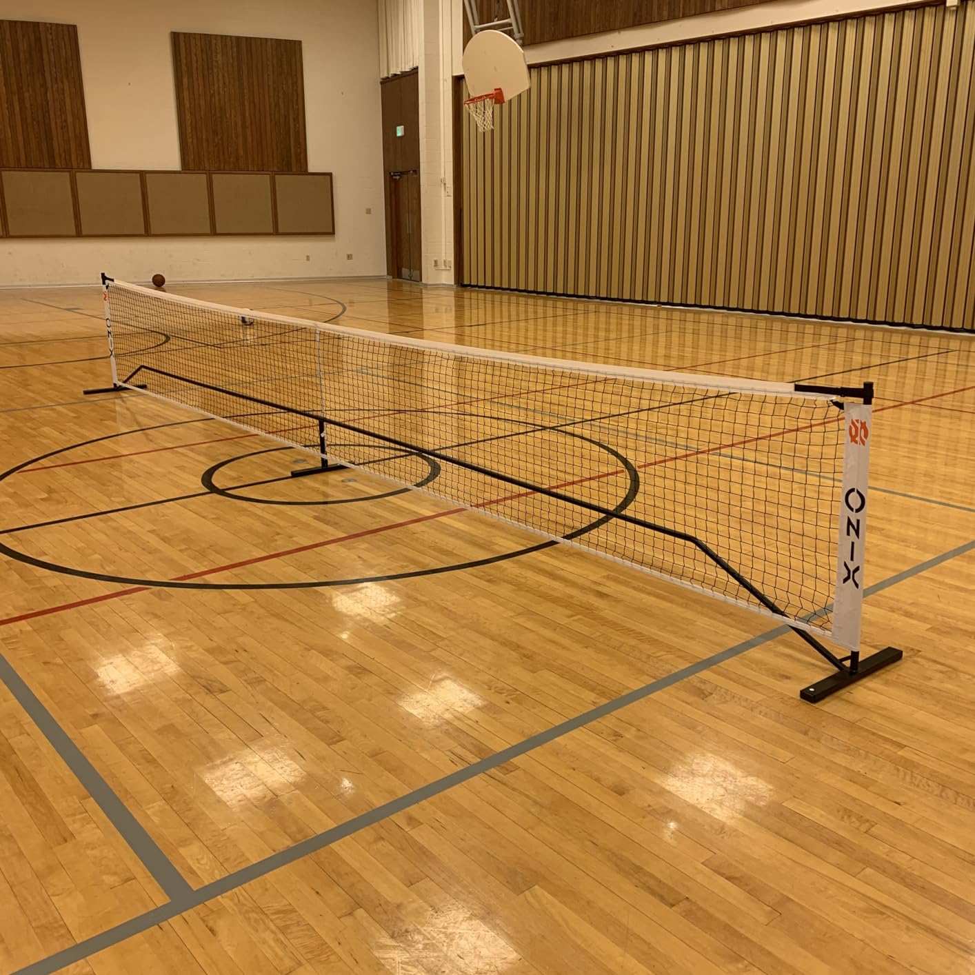ONIX Pickleball 2-in-1 Regulation-Size Portable Net and Practice Net Set Includes Carrying Case with Wheels customer photo 2