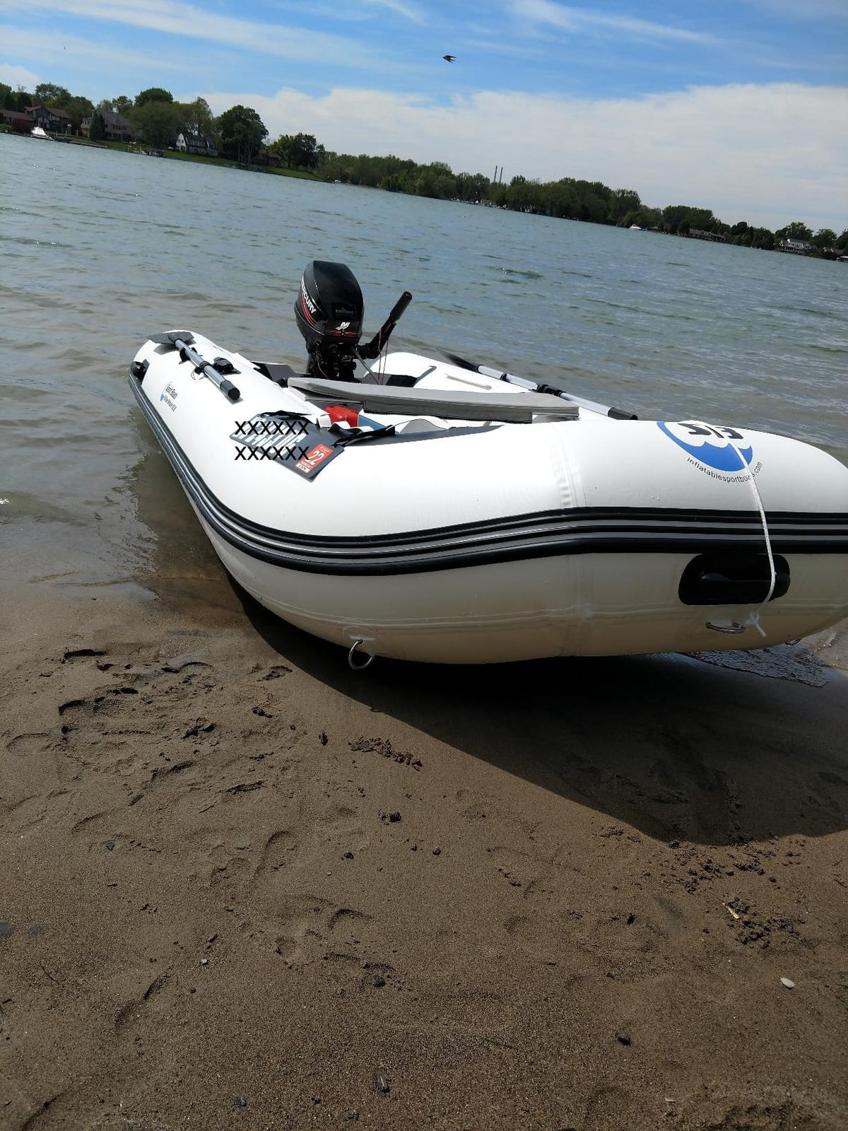 Killer Whale 10.8' Inflatable Dinghy | Aluminum Floor Dinghy with Durable Heat-Welded PVC | 5 Person Inflatable Dinghy | 15HP Motor Ready | Rigid aluminum hard floor | 5-person inflatable dinghy | 1,268 lb max load | 15HP | yacht tender customer photo 2