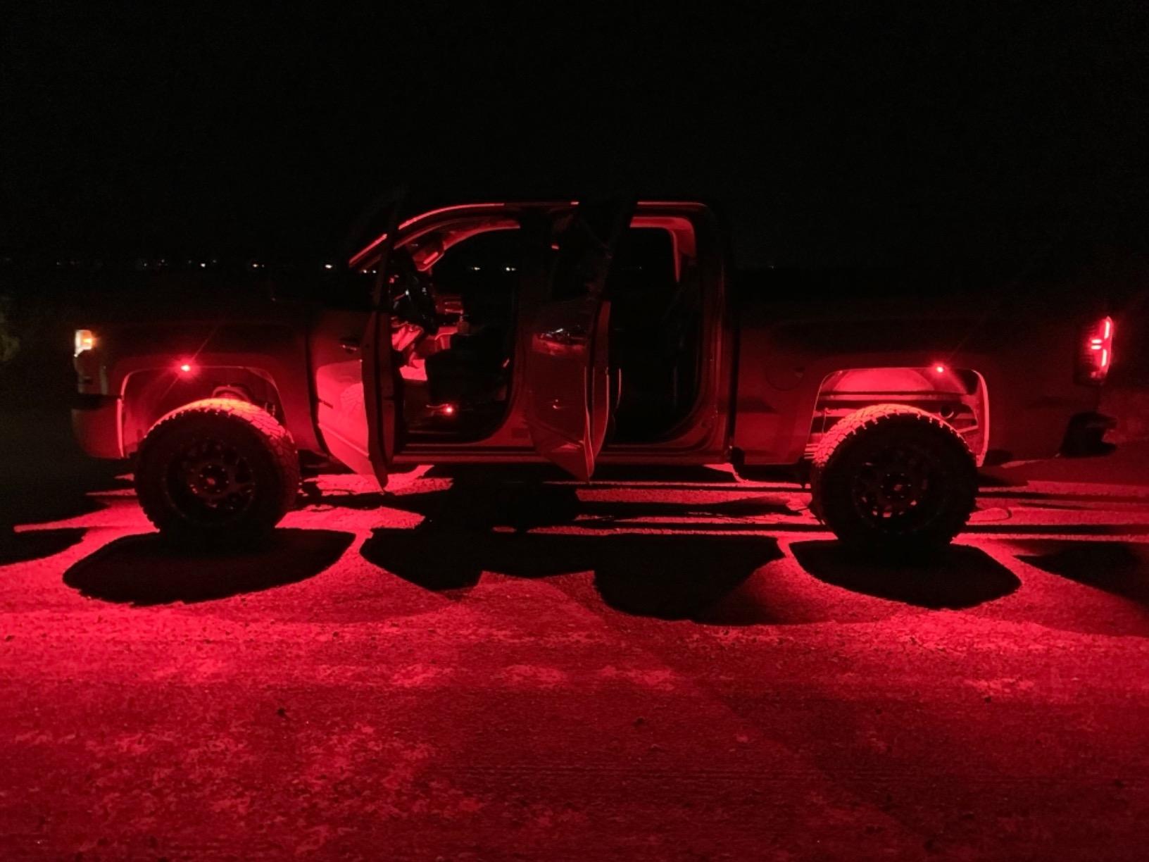 MICTUNING 2nd-Gen CM RGB Rock Lights 8 Pods Kit IP68 Waterproof customer photo 1
