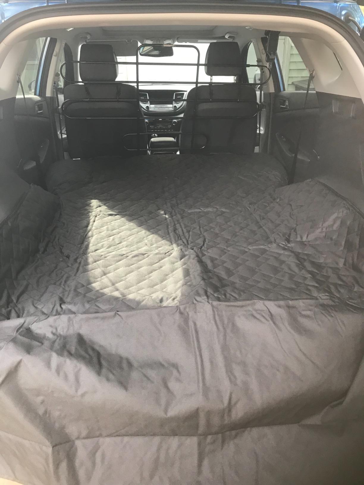 Arf Pets SUV Dog Cargo Liner Cover for SUVs and Cars, Waterproof Material, Non Slip Backing, Extra Bumper Flap Protector, Large Size - Universal Fit customer photo 2