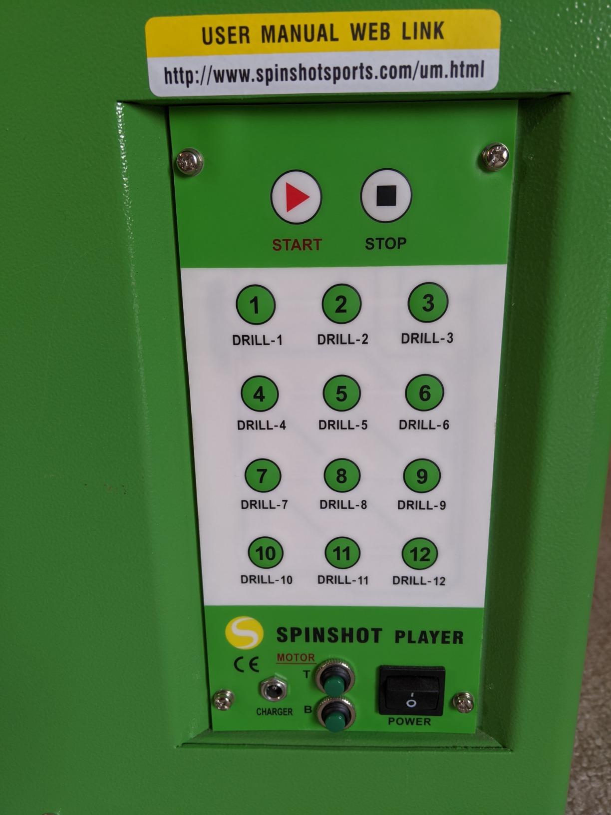 Spinshot Plus-2 Tennis Ball Machine (Plus2 Model =Plus Model + Player Model) customer photo 1