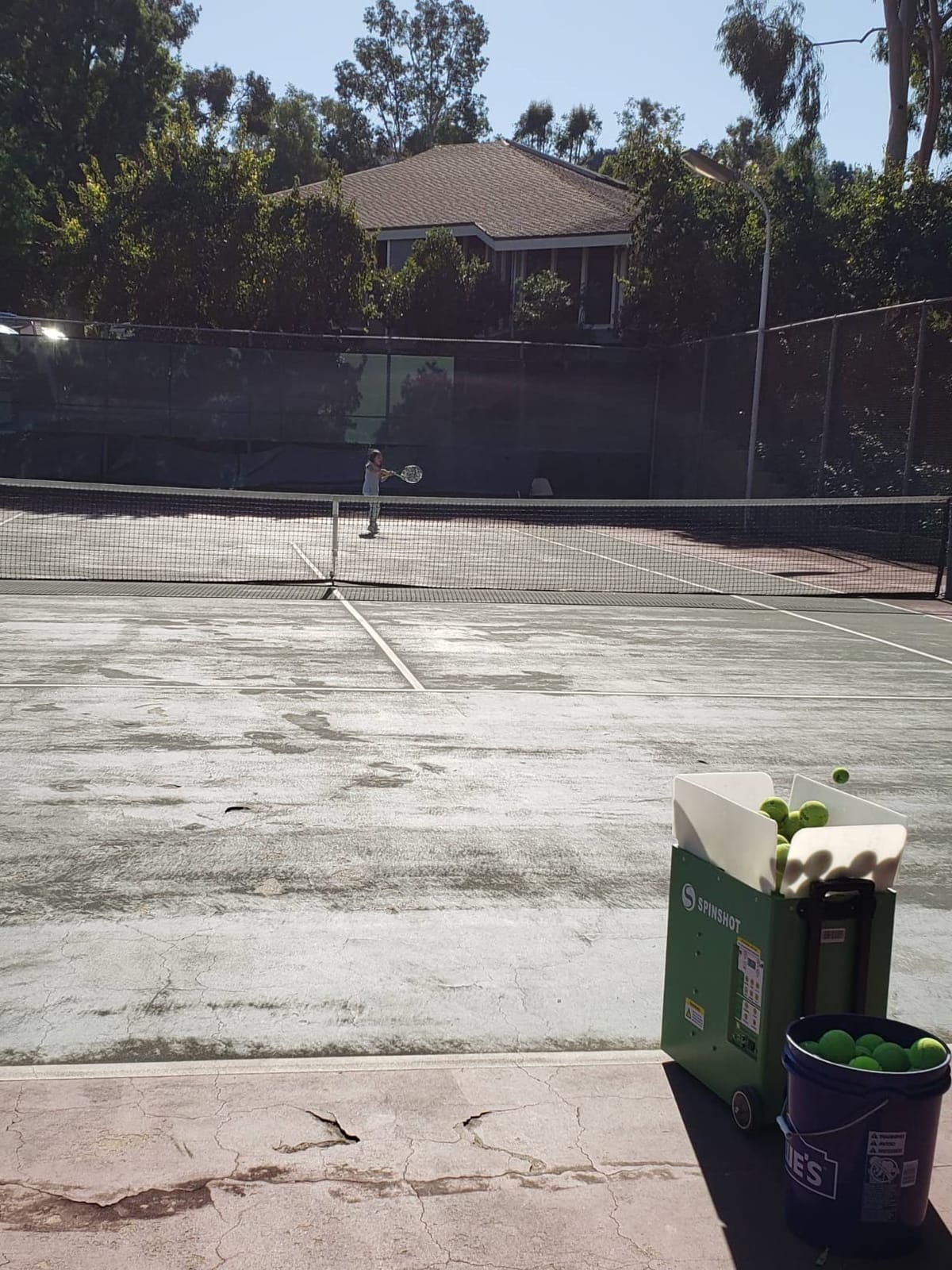 Spinshot Plus-2 Tennis Ball Machine (Plus2 Model =Plus Model + Player Model) customer photo 2