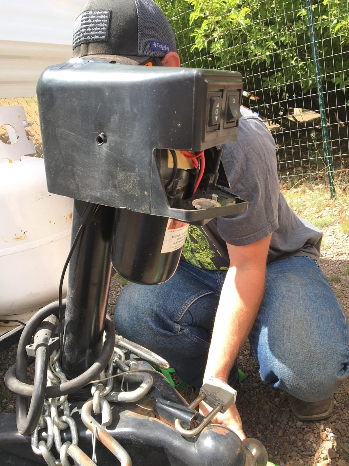 RAM Trailer Products EJ-3520-BBX 3,500 lb. Electric Trailer Jack with Drop Leg - Black customer photo 1