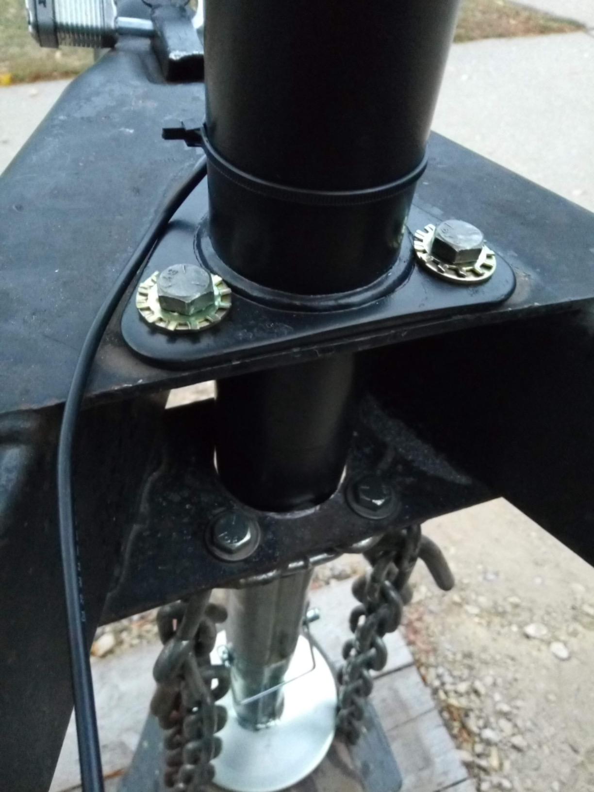 RAM Trailer Products EJ-3520-BBX 3,500 lb. Electric Trailer Jack with Drop Leg - Black customer photo 2