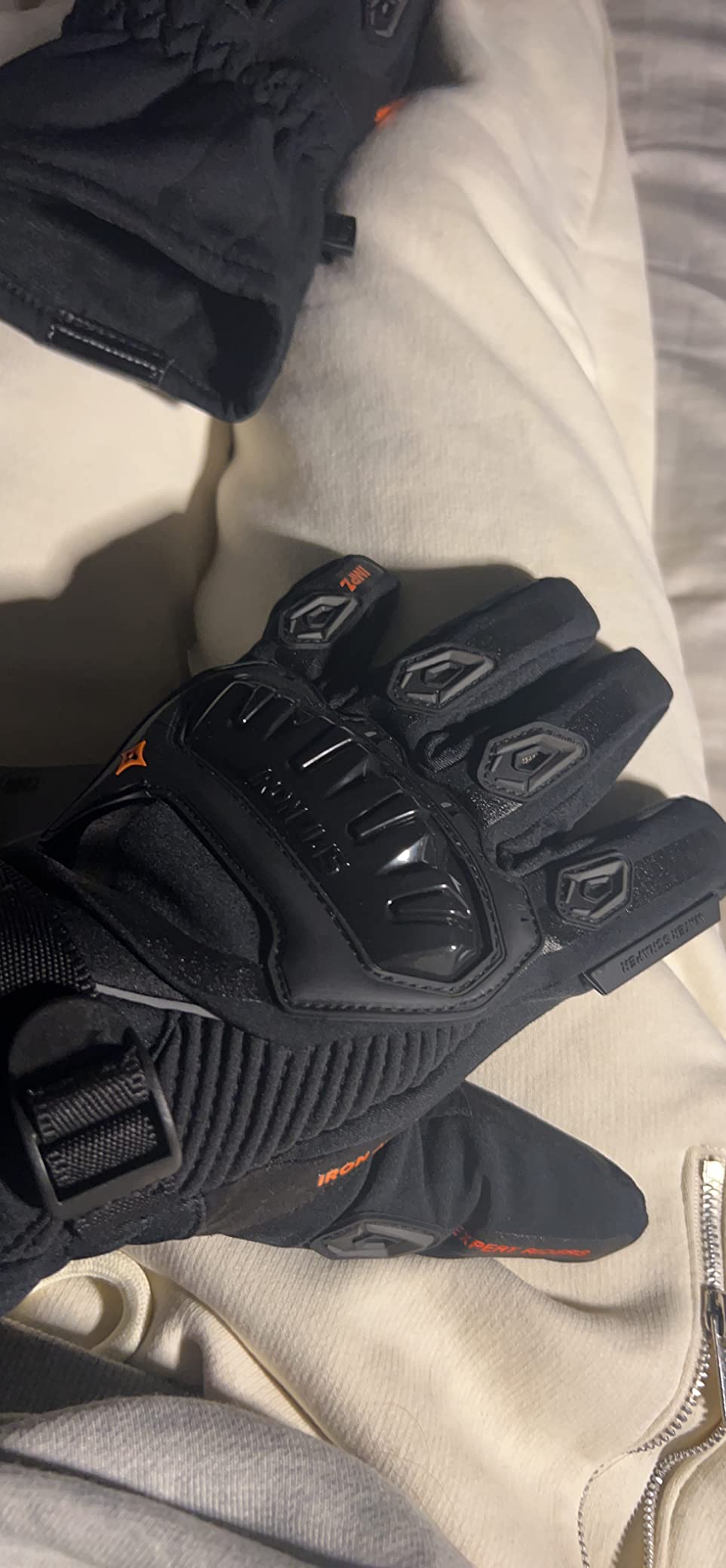 IRON JIA'S Winter Motorcycle Gloves with CE Level 1KP Protection customer photo 1
