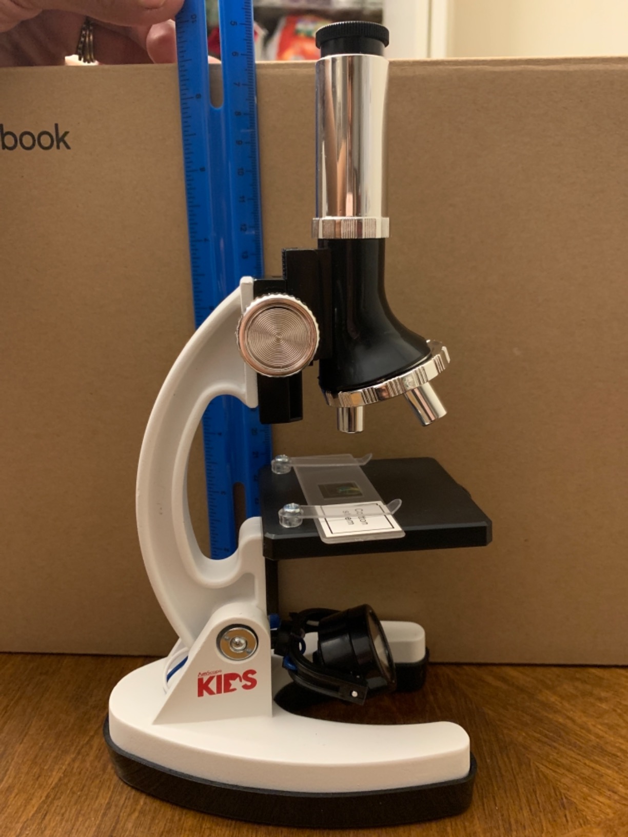 AmScope M30-ABS-KT2-W-WM Kids Microscope Kit, 1200X, 52-pc customer photo 1