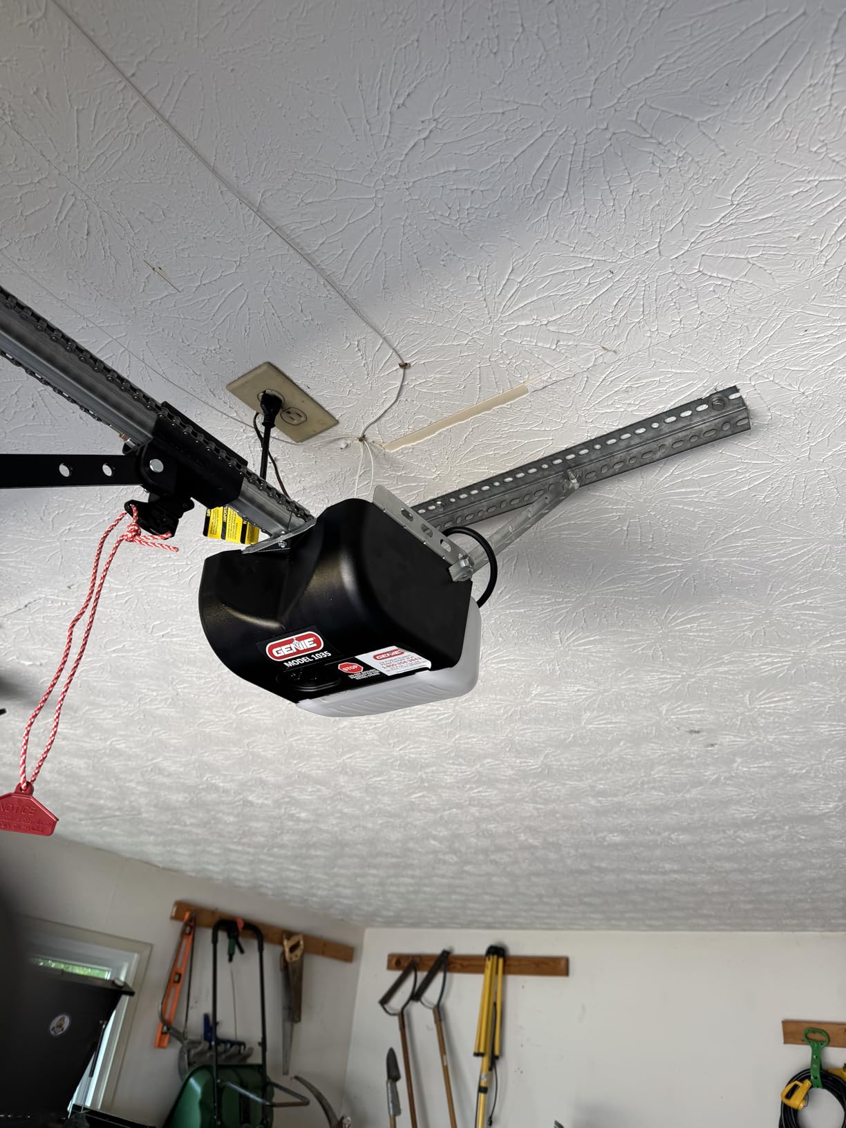 Genie Chain Drive 500 Garage Door Opener - Model 1035 - Reliable Chain Drive Garage Opener,Black customer photo 1