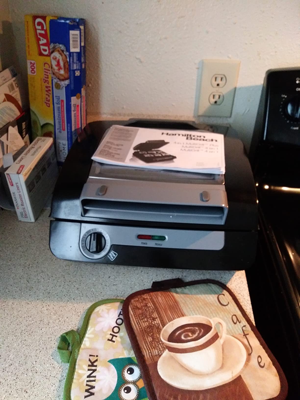 Hamilton Beach 4-in-1 Electric Indoor Grill & Electric Griddle Combo customer photo 1
