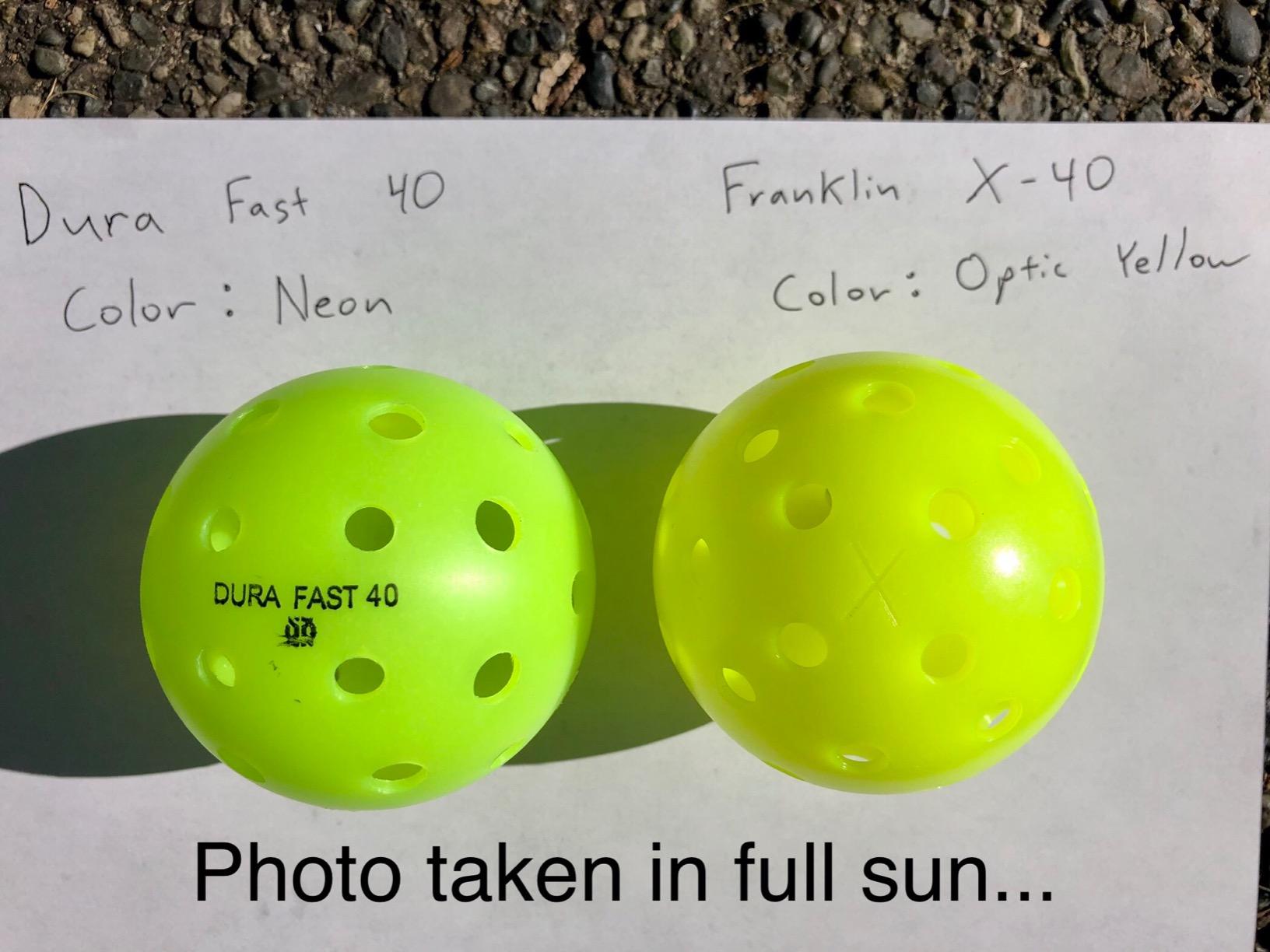 Franklin Sports X-40 Outdoor Pickleballs - USAP Approved customer photo 2