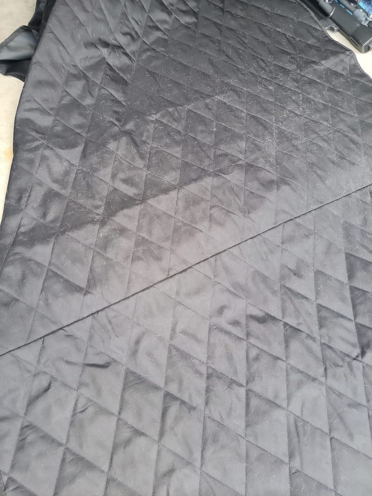 SUV cargo liner for dogs, Dog Car Seat Cover For Back Seat, Nonslip trunk mat, Waterproof Car Seat Protector for Dogs, Durable cargo cover with Bumper Flap, Dog Accessories, Easy to Install & Clean customer photo 2
