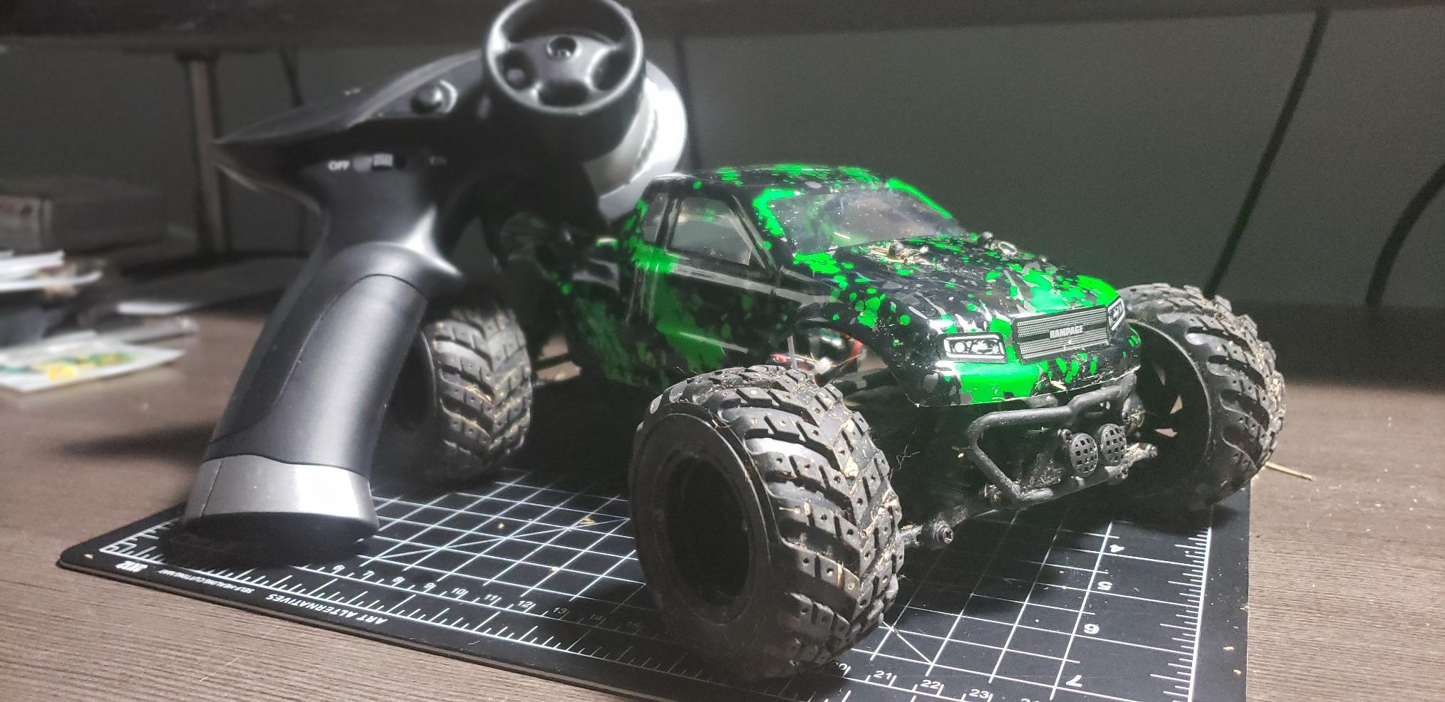HAIBOXING 18859 1:18 Scale All Terrain RC Car, Hobby 4WD Remote Control Car | 2.4GHz Electric RC Vehicle 36 KPH High Speed 4X4 Waterproof Off-Road RC Truck with Two Rechargeable Batteries for RC Driving customer photo 1