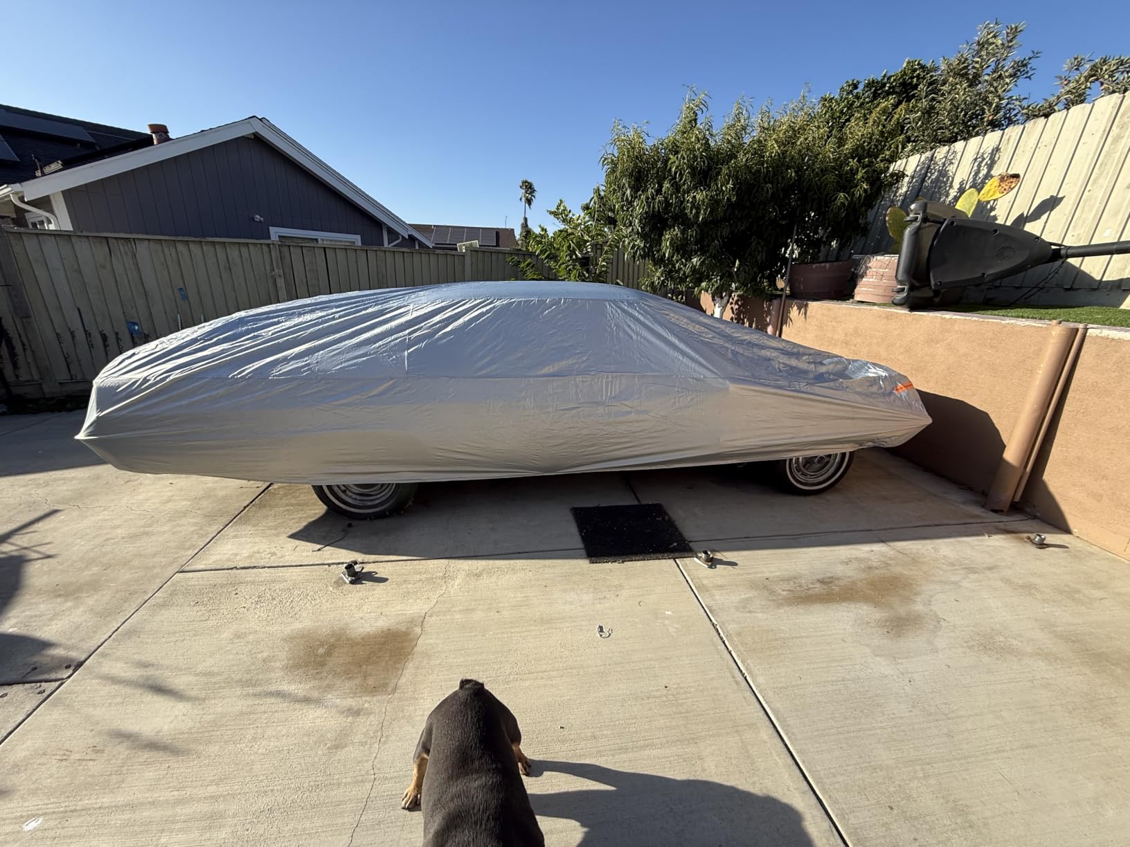 Kayme Sedan Car Cover See Vehicle Size Chart for Accurate Fit, Size A4 | 100% Waterproof All Weather Heavy Duty. Protects Against Sun, Rain, Snow, Dust. Soft Cotton. Driver Door Zipper, Storage Bag customer photo 1