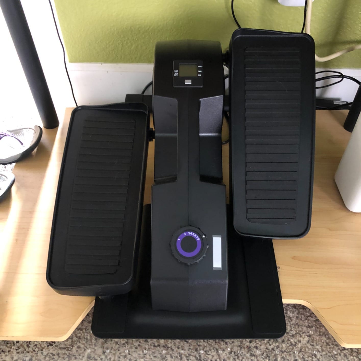 Cubii JR1, Under Desk Elliptical, Under Desk Bike Pedal Exerciser, Seated Elliptical, Work from Home Fitness, Mini Elliptical Machines for Home Use, Cubii Exerciser for Seniors, Desk Exercise customer photo 1
