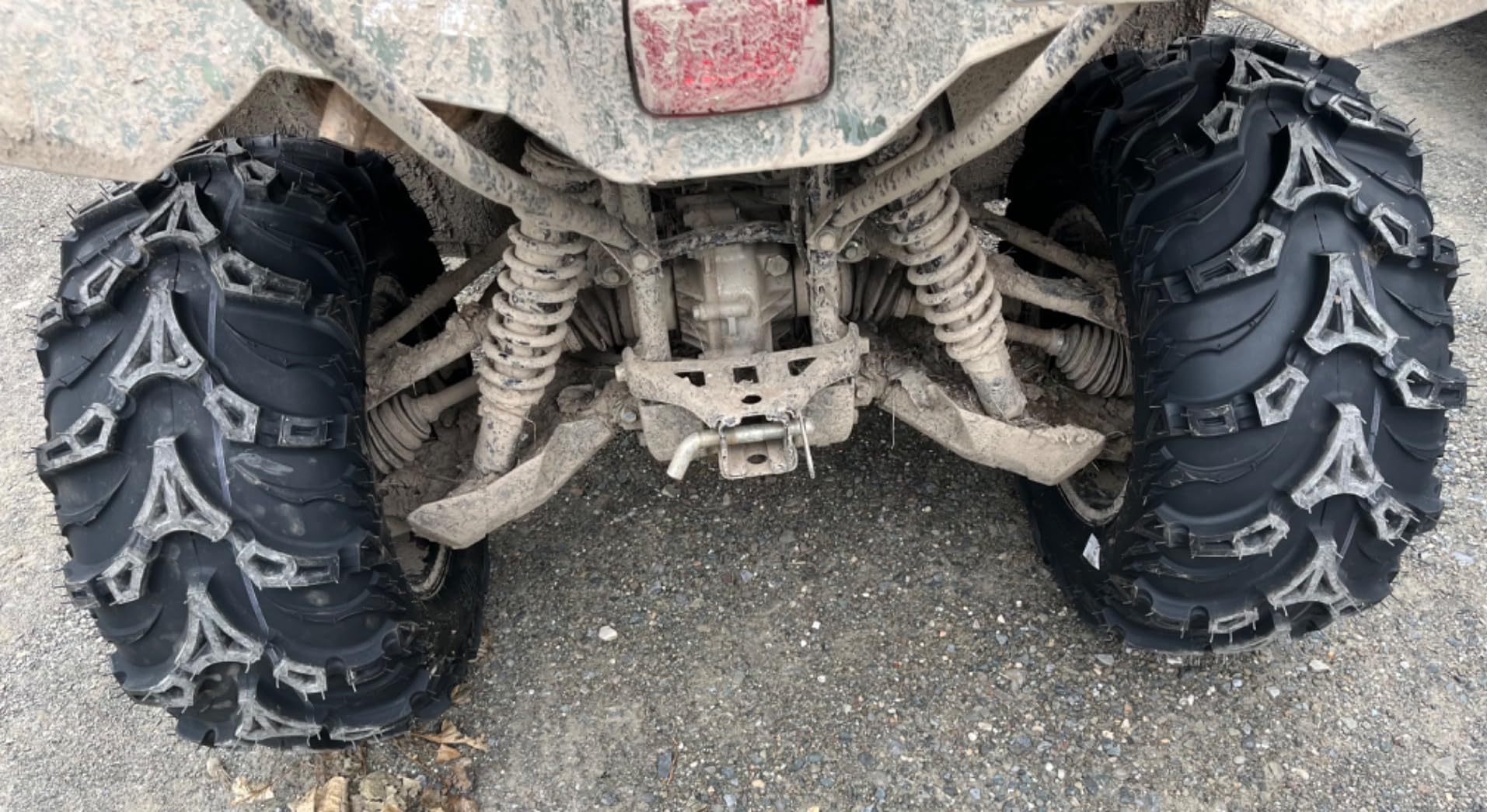 Full set of ITP Mud Lite II (6ply) 25x8-12 and 25x10-12 ATV Tires (4) customer photo 1